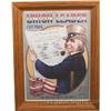 Image 1 : Large Union Leader Cut Plug Paper Sign,