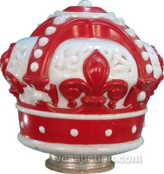Standard Red Crown Gasoline Gas Pump Globe