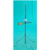 Image 1 : Old Weather Vane Lighting Rod w/ Arrow & Blue Glass Glo