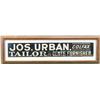 Image 1 : Jos. Urban Colfax Tailor Embossed Tin Sign In Frame -