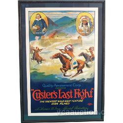 "Custer's Last Fight" Movie Poster,