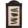 Image 1 : Collection Of 9 Straight Edge Razors In Walnut Frame -
