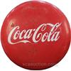 Image 1 : Large Coca Cola Metal "Button" Sign - 48" diam
