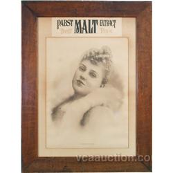 Pabst Malt Extract Lilian Russell Print "Perfection",