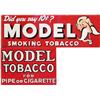 Image 1 : Lot Of 2 Model Tobacco Tin Signs