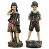Image 1 : Lot Of 2 Chalkware Figures: