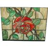 Image 1 : Lot Of 4 Old Stained Glass Windows,