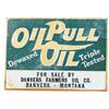 Image 1 : "Oil Pull Oil" Tin Sign,