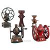 Image 1 : Lot Of 5 Cast-Iron Countertop Coffee Grinders: