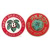 Image 1 : Lot Of 2 Pabst Beer Reverse Glass Signs,