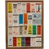 Image 1 : Frame Wall Display Of Various Nevada Brothels Matches