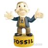 Image 1 : "Fossil Man" Plaster Store Countertop Display - 13" tal