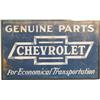 Image 1 : Chevrolet Genuine Parts Tin Sign,