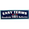 Image 1 : Goodrich Tires Self-Framed Tin Sign,