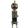 Image 1 : Floor Model Brass Barber Shop Towel Steamer
