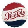 Image 1 : Pepsi-Cola Embossed Tin "Button",