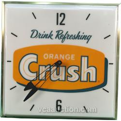 Orange Crush Pam Clock