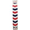 Image 1 : Barber Pole Wallmount Curved Porcelain Trade Sign