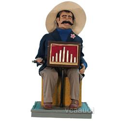 Electric Organ Grinder Automaton - Approx. 37" Tall