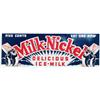 Image 1 : Milk-Nickel Delicious Ice-Milk Embossed Tin Sign