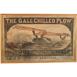 The Gale Chilled Plow Canvus Sign,