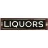 Image 1 : "Liquors" Light-Up Triangular Box Sign,