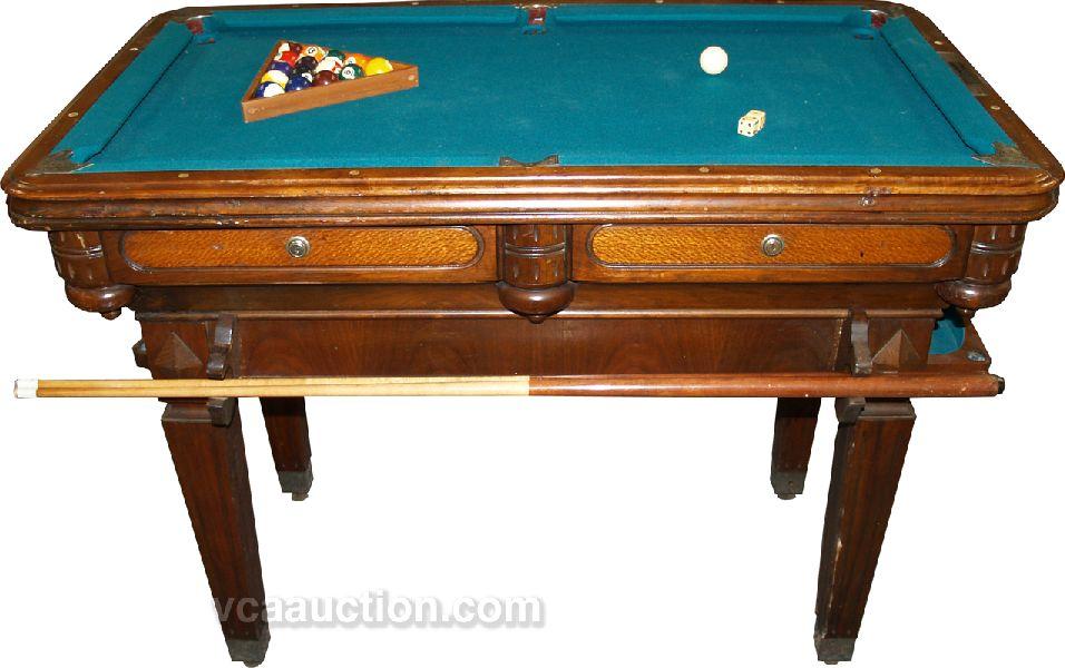 Coin Op Billiardette Table Small Pool Table