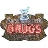 Image 1 : Walterboro Drug Co. Rexall Outdoor Ribbed Metal Die-Cut