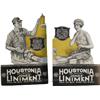 Image 1 : Lot Of 2 Houstonia Jones' Liniment Die-Cut Easel Back C