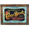 Image 1 : Cedar Brook Whiskey Embossed Cardboard Sign,