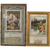 Image 1 : Lot Of 2 Advertisement Prints w/ Date Pads: