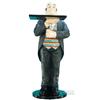 Image 1 : Menu Butler Statue w/ Serving Tray - 33" Tall