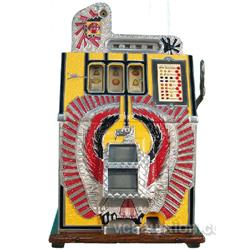 10 Cent Mills War Eagle Slot Machine w/ Keys