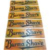 Image 2 : Lot Of 6, Set Of Double Sided "Burma Shave"Signs