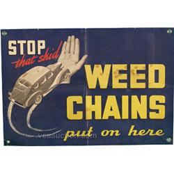 Weed Chains Heavy Paper Banner,
