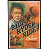 Image 1 : "Ride, Ryder, Ride!" In Cinecolor Movie Poster Advertis