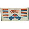 Image 1 : Atlantic Motor Oil Curved Metal Sign,