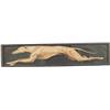 Image 1 : Framed Cardboard Die-Cut Of Greyhound Dog - 37" x 8"