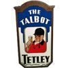 Image 1 : Antique Tetley Ale Double Sided Reverse Glass Sign,
