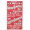 Image 1 : Lot Of 3 Cigar Tin Signs,