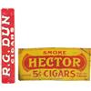 Image 2 : Lot Of 3 Cigar Tin Signs,