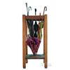 Image 1 : Old Wooden Floor Model Umbrella Stand w/ Umbrella's