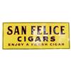 Image 1 : San Felice Cigars Embossed Tin Sign