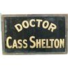 Image 1 : "Doctor Cass Shelton" Double Sided Reverse Glass Sign
