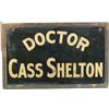 Image 2 : "Doctor Cass Shelton" Double Sided Reverse Glass Sign