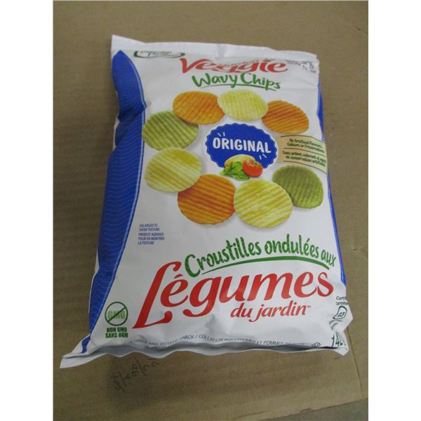 SHELF PULLS (AS IS) GARDEN VEGGIE WAVY CHIPS (142 G/ORIGINAL) PER BAG