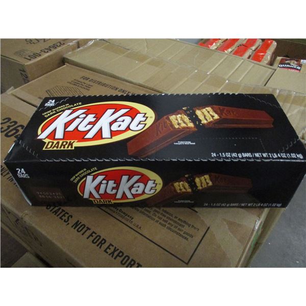 DARK CHOCOLATE KIT KAT BARS (24) PER BOX