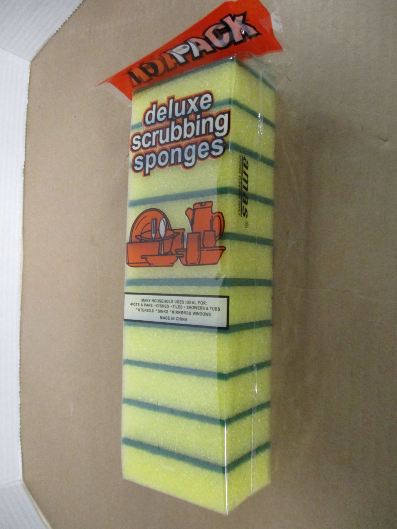 NEW: 10 RECTANGULAR SPONGES (10) - PER PACKAGE