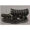 Image 3 : Pair of Metal Bookends Ox and Wagon