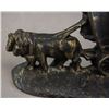Image 5 : Pair of Metal Bookends Ox and Wagon